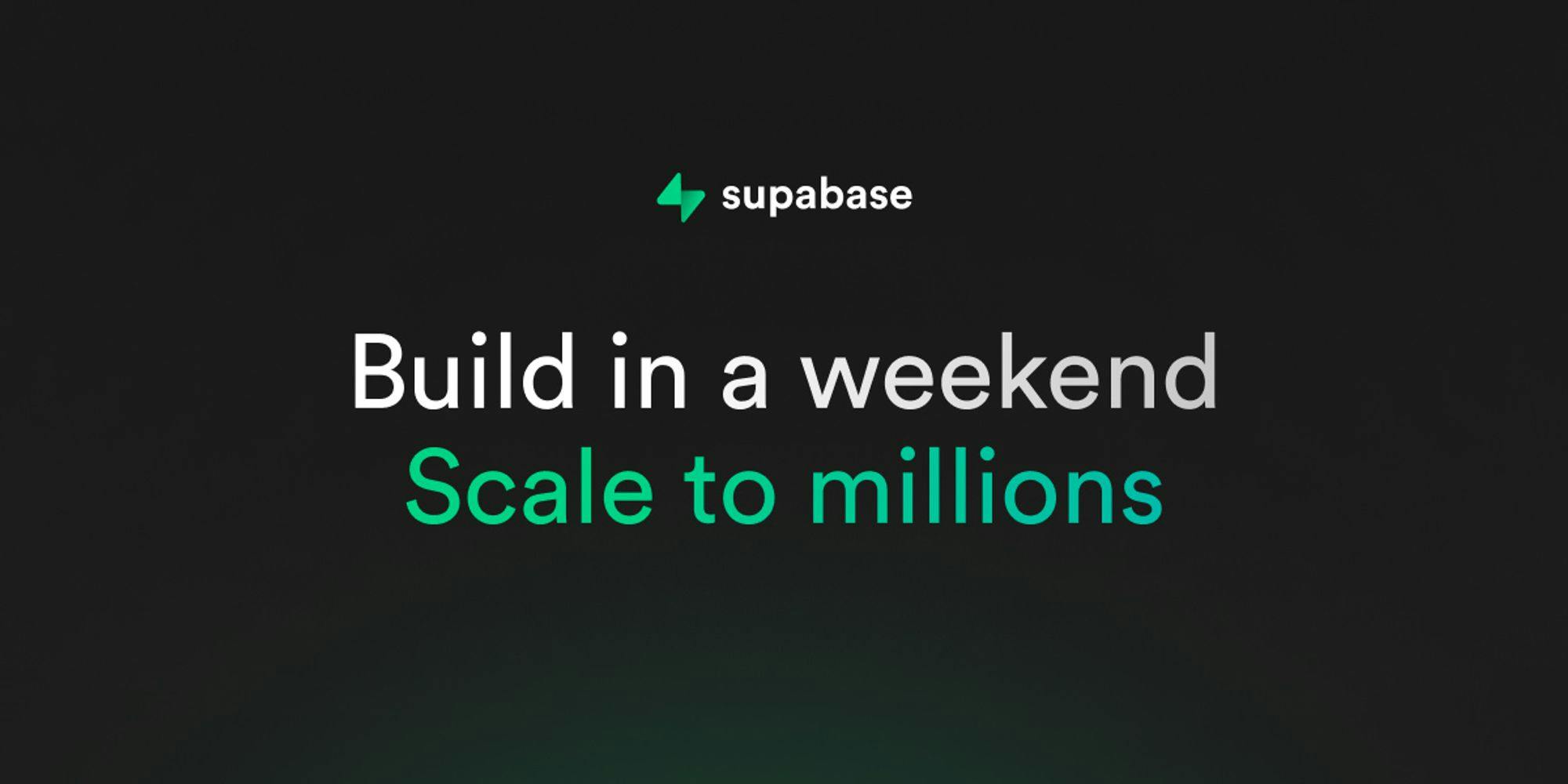 Supabase | The Open Source Firebase Alternative